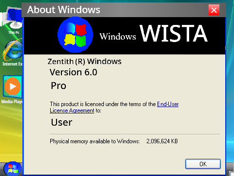 Windows Wista Pro